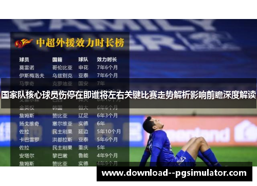 国家队核心球员伤停在即谁将左右关键比赛走势解析影响前瞻深度解读 国家队核心球员伤停在即谁将左右关键比赛走势解析影响前瞻深度解读